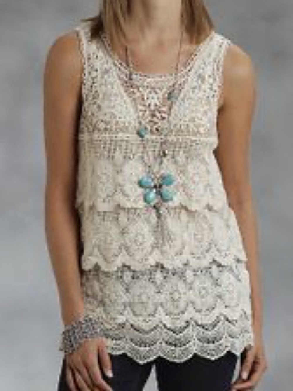Free People Lace & Crochet Top - Picture 11 of 11
